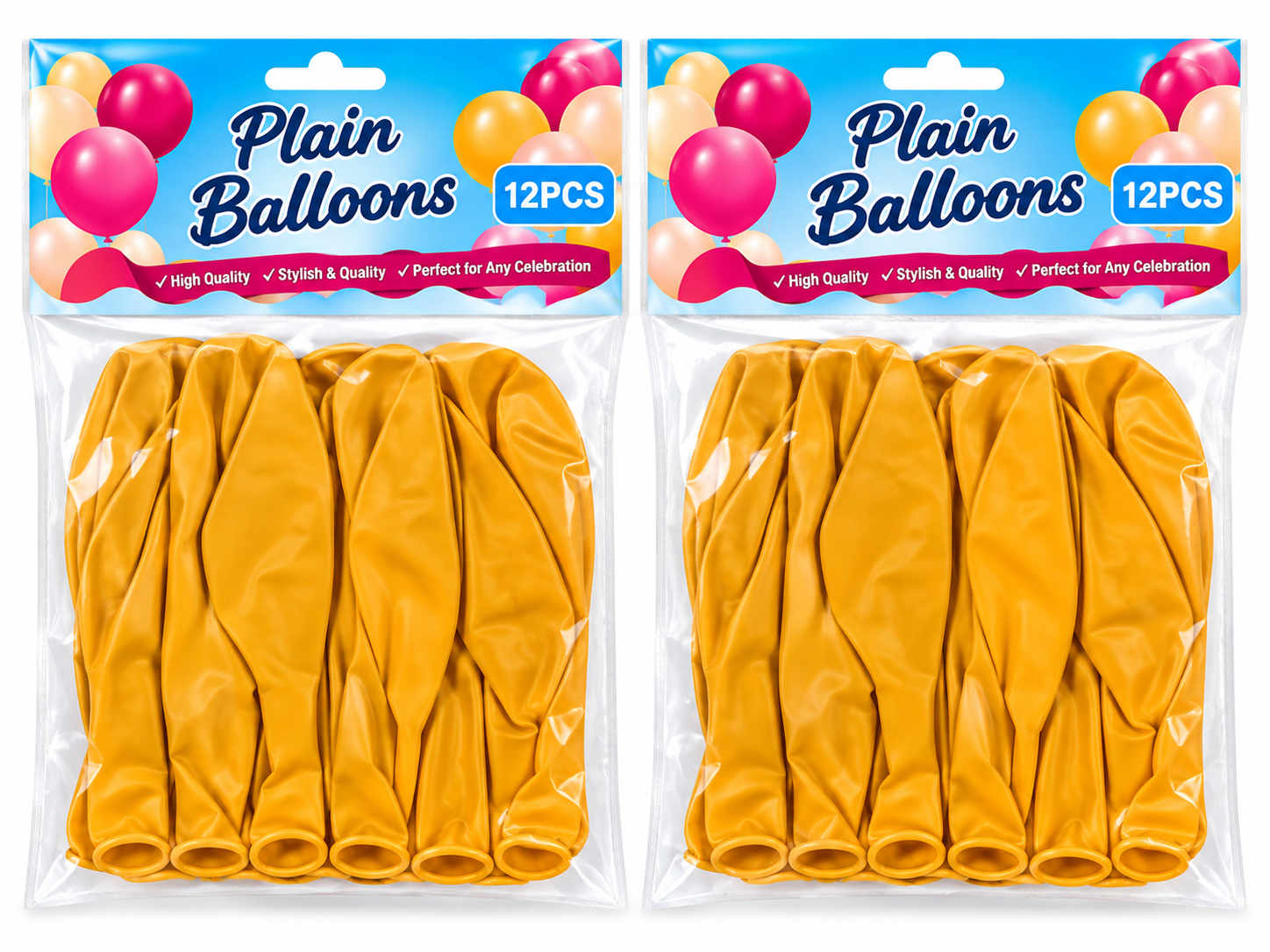 Plain Premium Latex Balloons